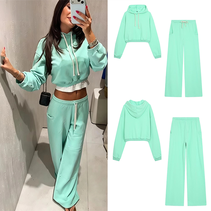 Collectible & Vintage Dolls For Halloween - Guobioziy Women's Fluorescent Crop Sweatshirt Set