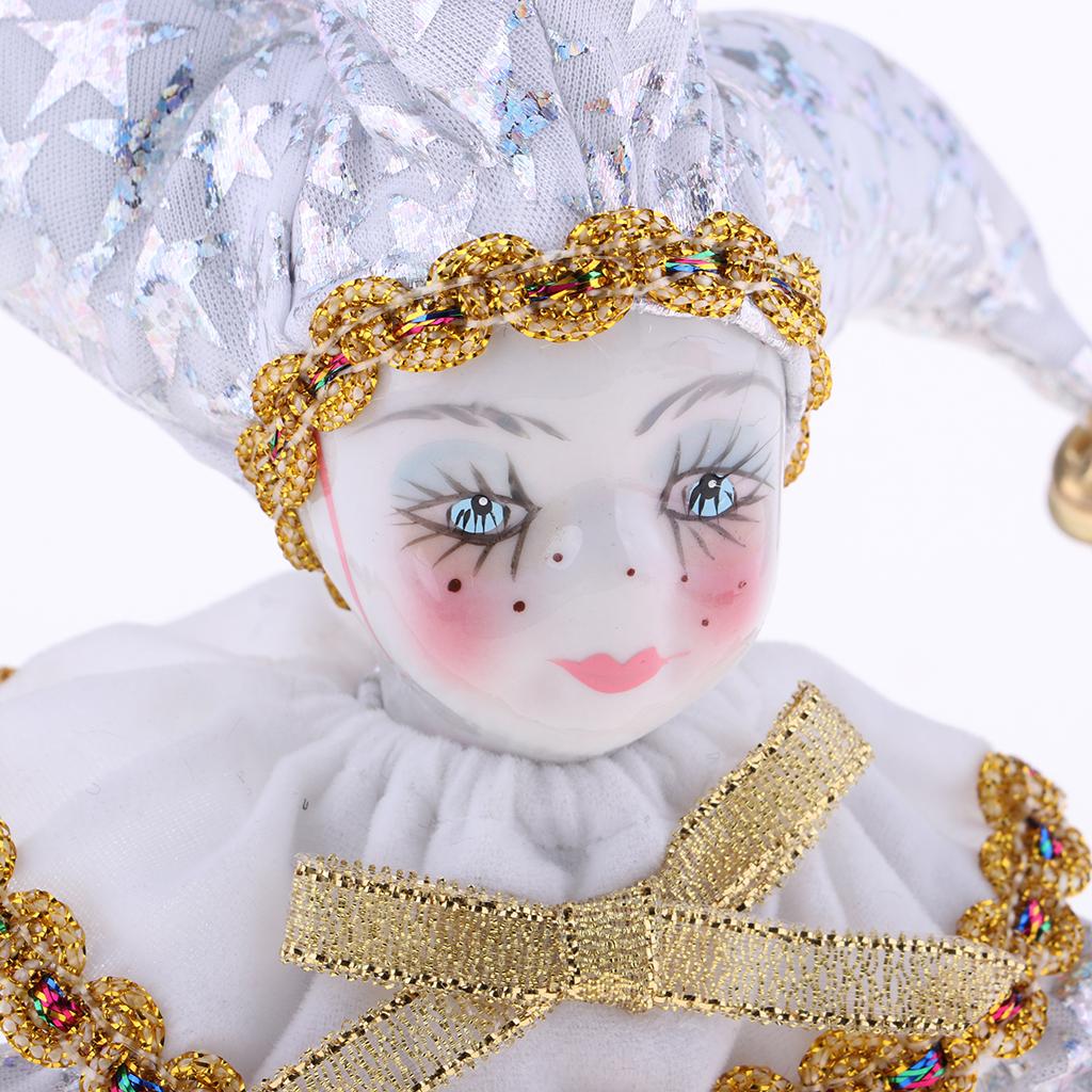 Porcelain Dolls Clown 16cm Vin - Vintage Collectible Clowns 评论和价格